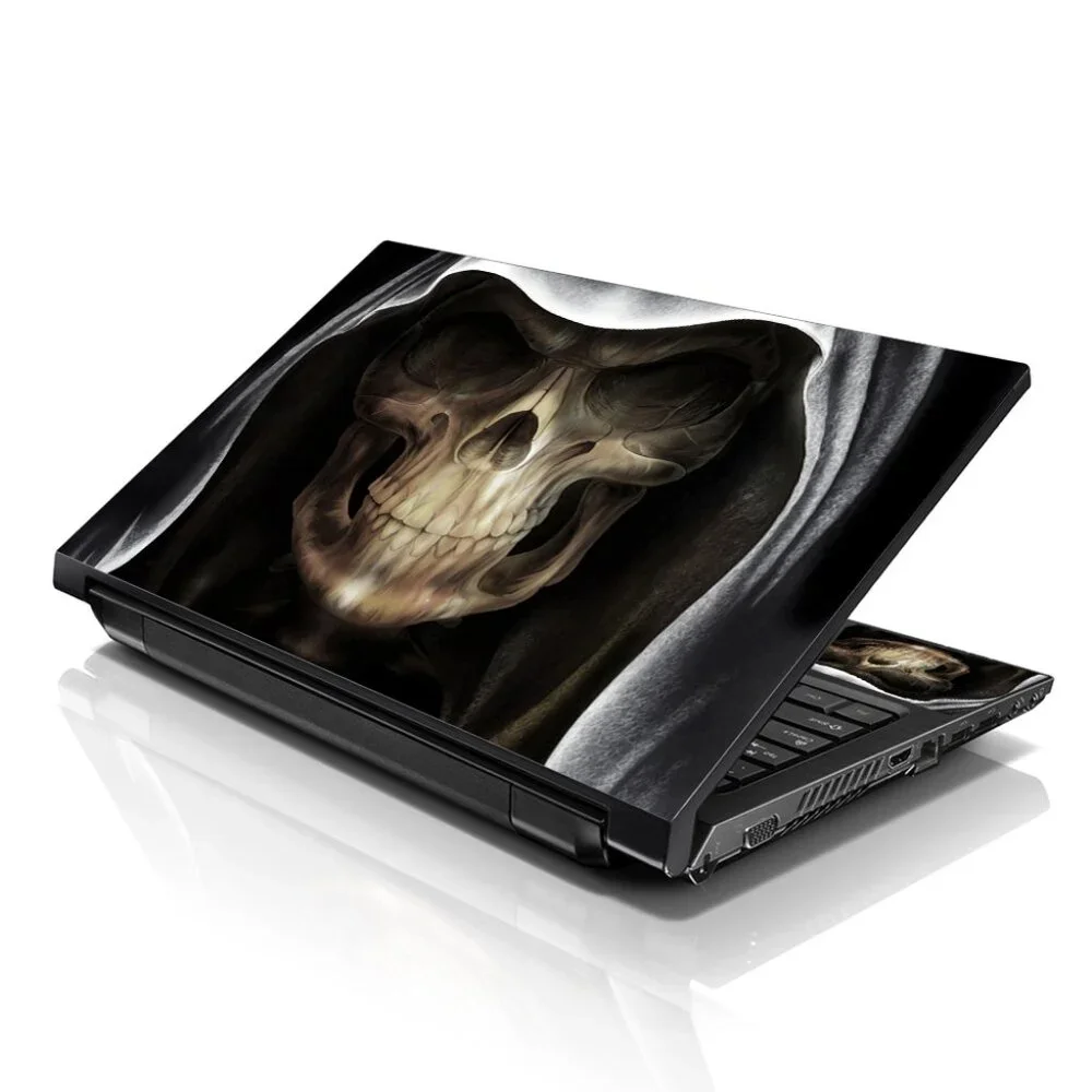 LSS 15.6 & 17.3 Inches Laptop Notebook Skin Sticker Decal - Hooded Skull